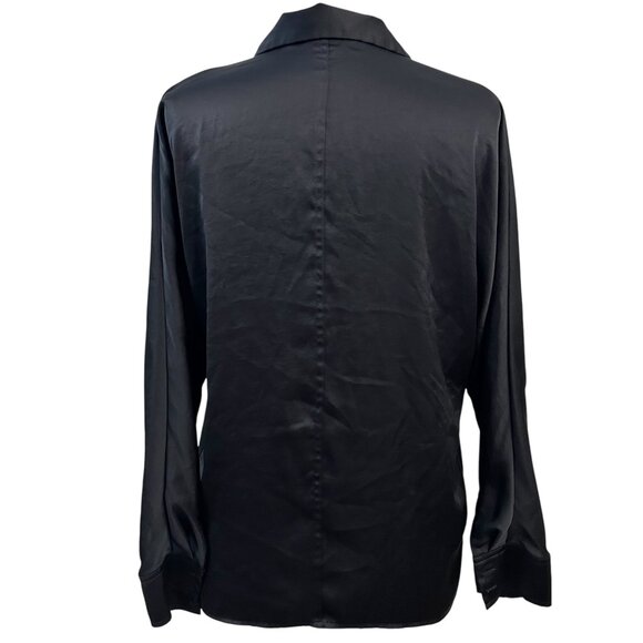 ARITZIA Wilfred Satin button up shirt top XS - Picture 3 of 11